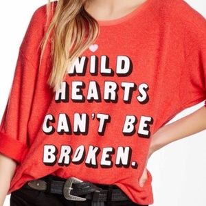 Wildfox Sweater Wild Hearts Can't Be Broken-Size L